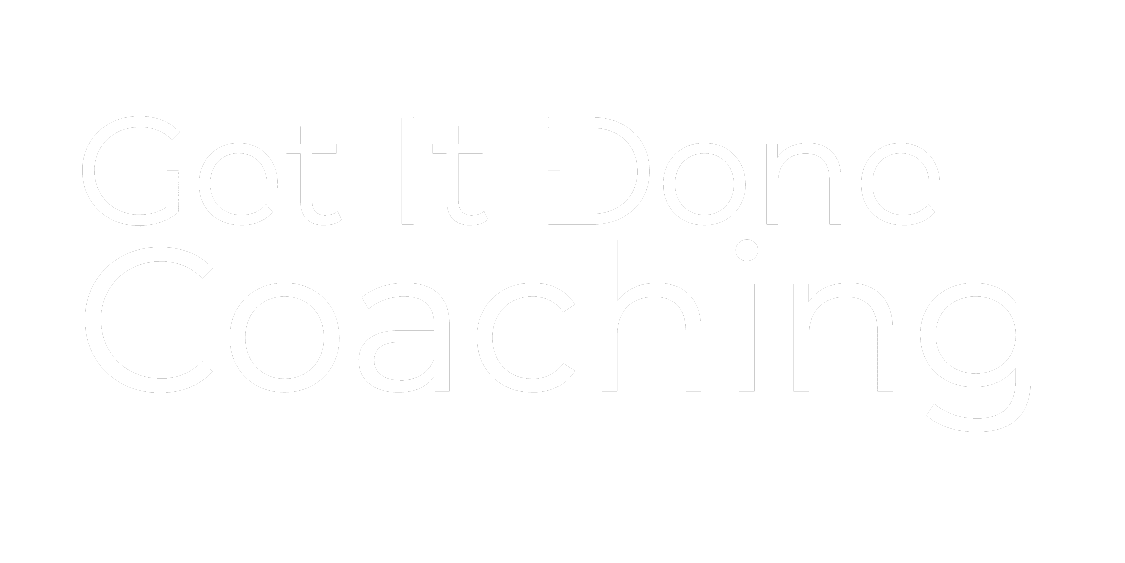 get it done coaching logo white transparent